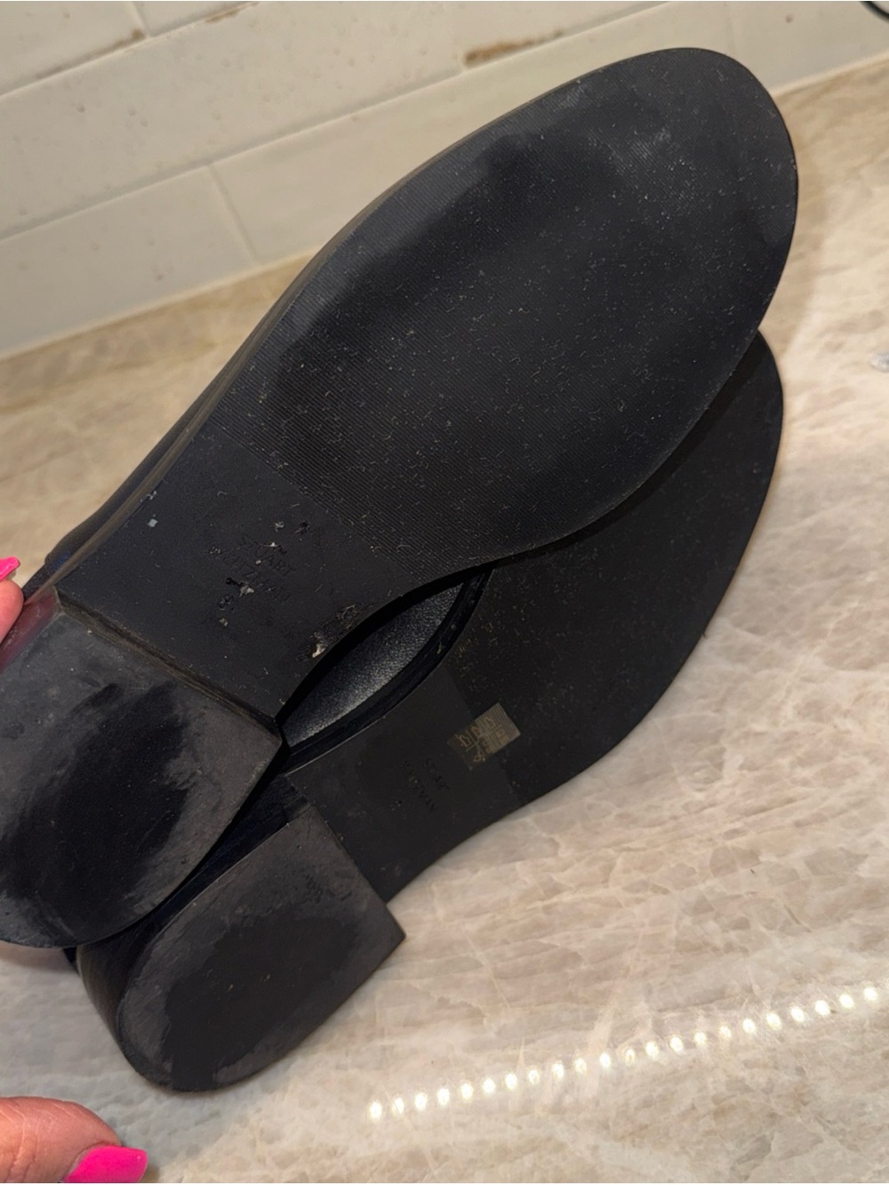 Stuart Weitzman Black Elemental Chelsea Boots - Picture 8 of 8